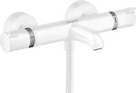 hansgrohe Ecostat Aufputz Wannenthermostat, f&uuml;r 2 Funktionen, Mattwei&szlig;