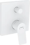 hansgrohe Wannenarmatur Vivenis, Unterputz Badarmatur f&uuml;r 2 Funktionen, Mattwei&szlig;