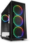 Sharkoon TG4M RGB PC Geh&auml;use schwarz