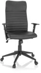 hjh OFFICE 729425 B&uuml;rostuhl ARTON 30 Kunstleder Schwarz Drehstuhl ergonomisch, hohe