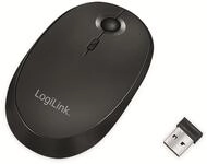 LogiLink ID0204 - Funk & Bluetooth Dual-Maus, 2,4 GHz, 800/1200/1600 dpi, schwarz
