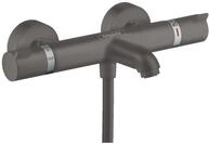 hansgrohe Ecostat Aufputz Wannenthermostat, f&uuml;r 2 Funktionen, Brushed Black Chrome