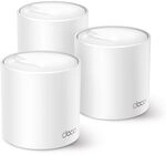 TP-Link Deco X50 Mesh WLAN Set (3 Pack), Wi-Fi 6 AX3000 Dual Band Router &...