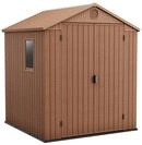 Keter Ger&auml;tehaus Darwin 6x6, Braun, Au&szlig;enma&szlig;e 190x183x221cm, wartungsfrei,