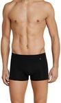 Schiesser Herren Short mit Eingriff Long Life Cotton S M L XL XXL Schwarz Weiss