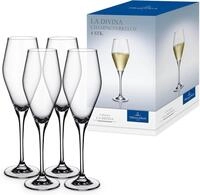 Villeroy & Boch &ndash; La Divina Champagnerkelch Set 4 Teilig, Champagner Gl&auml;ser,