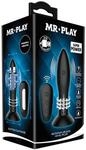 Mr. Play Analplug Vibrator, Schwarz, 13 x 5,6 x 3,6 cm