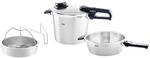 Fissler Vitavit Premium/Schnellkochtopf-Set, 4-teilig (6l - &Oslash; 22 cm &