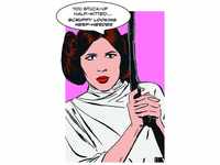 Komar Wandbild | Star Wars Classic Comic Quote Leia | Kinderzimmer,...