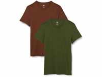 Levi's Herren Slim 2-Pack Crewneck Tee T-Shirt Multi-color (Mehrfarbig) XXS