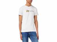 Alpha Industries Alpha Label T Foil Print T-Shirt für Herren White