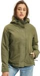 Brandit Windbreaker Sommer mit Zipper Damen, Gr&ouml;&szlig;e:M, Farbe:Oliv