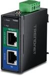 TRENDnet, TI-IG90, Geh&auml;rteter 90-W-Industrie-Gigabit-4-Ppoe-Injektor,