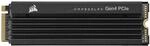 Corsair MP600 PRO LPX 1 TB M.2 PCIe Gen4 NVMe SSD &ndash; Bis zu 7100 MB/s &ndash; 3D TLC