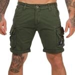 Alpha Industries Herren Crew Short Patch F&uuml;r Cargos, Dark Olive, 34 EU
