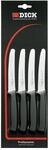 F. DICK Allzweckmesser-Set ProDynamic (4X Messer mit Klinge 12 cm, X55CrMo14 Stahl,
