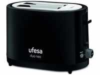 Ufesa TT7485 Duo Neo Toaster mit 750W, 7 Röststufen, 2 Schlitze für 2 Toasts,