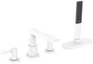 hansgrohe Wannenarmatur Finoris, f&uuml;r 2 Funktionen, Mattwei&szlig;