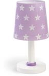 Dalber Kinder Tischlampe Nachttischlampe kinderzimmer Sterne Stars Malve, 81211L, E14
