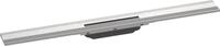 hansgrohe Fertigset Duschrinne RainDrain Flex, Abflussrinne 800mm, Bodenablauf...