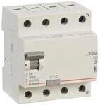 LEGRAND, FI-Schutzschalter 40A, 30mA; Fehlerstromschutzschalter/RCD, 4-polig - 40A /