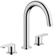 hansgrohe 3-Loch Waschtischarmatur Vernis Blend, Wasserhahn Bad H&ouml;he 150 mm, mit