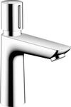 hansgrohe Selbstschluss-Waschtischmischer Talis E, Wasserhahn Bad mit Auslauf H&ouml;he