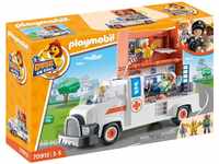 PLAYMOBIL Duck ON Call 70913 Notarzt Truck mit Station, Licht und Sound,...