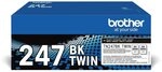Brother Original TN-247BKTWIN Bundle mit 2 Tonern, schwarz, f&uuml;r bis zu ca. 6000
