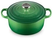 Le Creuset Signature Gusseisen-Br&auml;ter mit Deckel, &Oslash; 24 cm, Rund, F&uuml;r alle