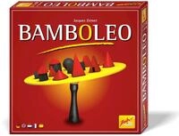Zoch Bamboleo &ndash; Geschicklichkeitsspiel auf Korkkugel mit 25 Holzsteinen,
