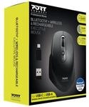 Mouse Wireless - Port Designs - Mouse Da Ufficio Bluetooth Ricaricabile - 7 Pulsanti