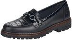 Rieker 5462, Damen Mokassin, Schwarz, Gr&ouml;&szlig;e 40 EU