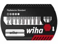 Wiha Bit Set, FlipSelector, 13-tlg., 25mm Bits, inkl. Bithalter, Schlitz -...