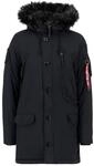 Alpha Industries Damen Polar Jacket, All Black, XS