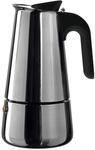 Leonardo Caff&egrave; per me Espressobereiter, Edelstahl Herd Espresso-Kaffeemaschine,