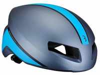 BBB Cycling Unisex-Erwachsene Tithon Helm, mattgrau / blau, S (52-55cm)