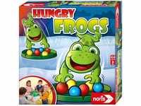 Noris 606061859 - Hungry Frogs, das lustige Fang-und Schnapp Spiel für Groß...