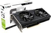 Palit GeForce RTX 3050 Dual Grafikkarte, 8GB, GDDR6, LHR, 3584 Core, 1320 MHz GPU,