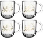 Leonardo Emozione Geschenk Tassen 4er Set, "Hello Sunshine" Design,