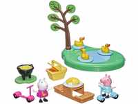 Peppa Pig Peppa's Adventures Peppa's Picnic Playset, Preschool Toy With 2 Figures and
