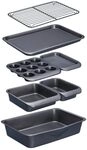 MasterClass Smart Space Stacking Antihaft-Backformen, 7-teiliges Backblechset,
