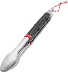 Weber Grillzange (40cm), aus Edelstahl, mit Komfortgriff und praktischem