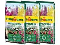 Floragard Blumenerde, Braun, 15 Liter