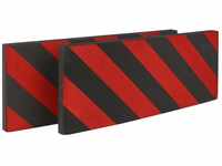 APA 23449 Garagen-Türschutz PRALL-O-FIT, schwarz, rot, 2 Stück