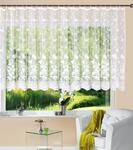 Gardine Store Kurzstore Jacquard Koblenz HxB 145x300 cm Kr&auml;uselband...