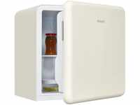 Exquisit Mini Kühlschrank CKB45-0-031F creme | Kühlbox | 47 Liter Nutzinhalt 