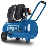 Scheppach HC51Si Super Silent Doppelzylinder Kompressor | 60 dB(A) leise | 50L Kessel