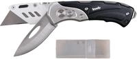 kwb Universal-Messer inkl. Cutter-Messer - Klappbar mit scharfen Trapez-Klingen -