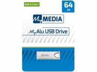 Verbatim USB 3.2 Stick 64GB Typ-A My Alu Silber - 64 GB